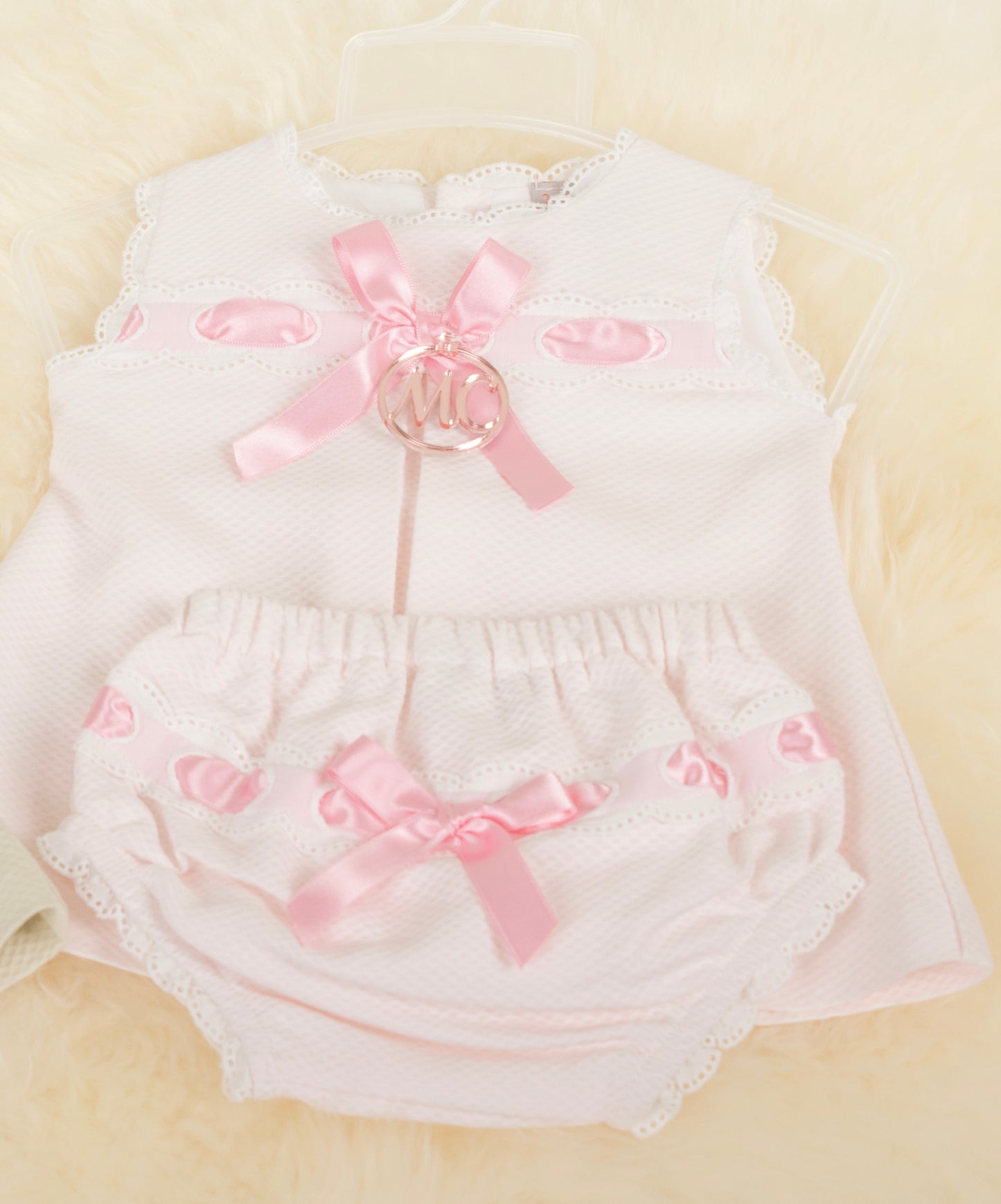 Baby jurk newborn set, in 2 kleuren verkrijgbaar