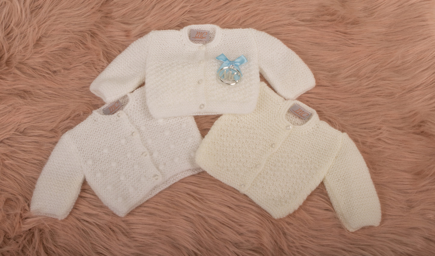 Baby cardigan newborn  in 4 kleuren beschikbaar