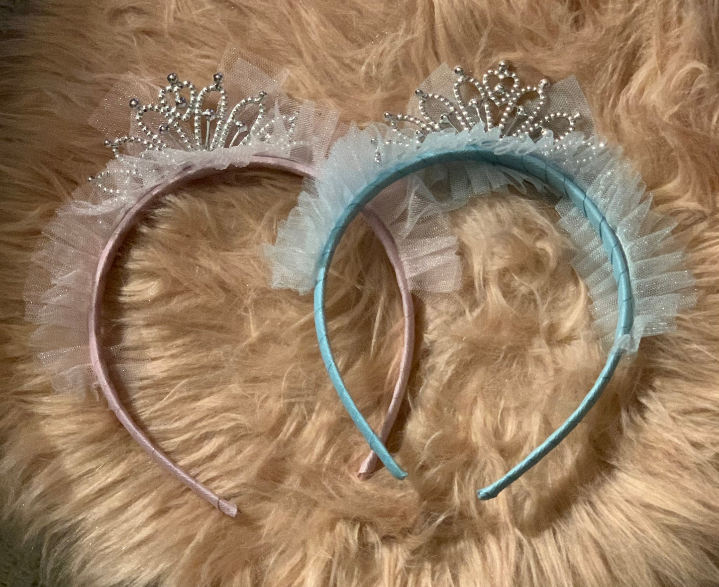 Haaraccessoires : diadeem met kroon in 2 kleuren beschikbaar