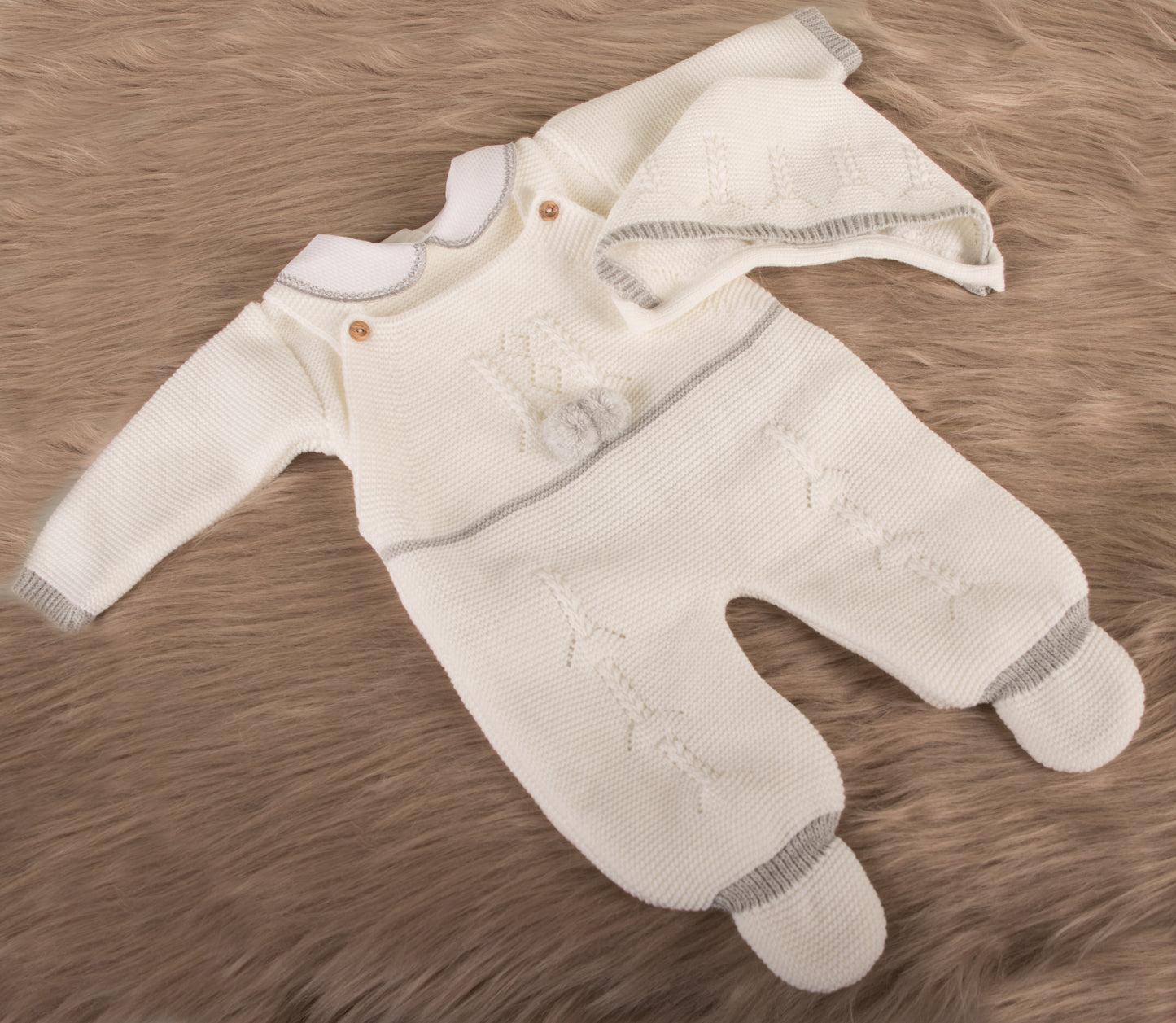 Baby pyama newborn in 2 kleuren beschikbaar